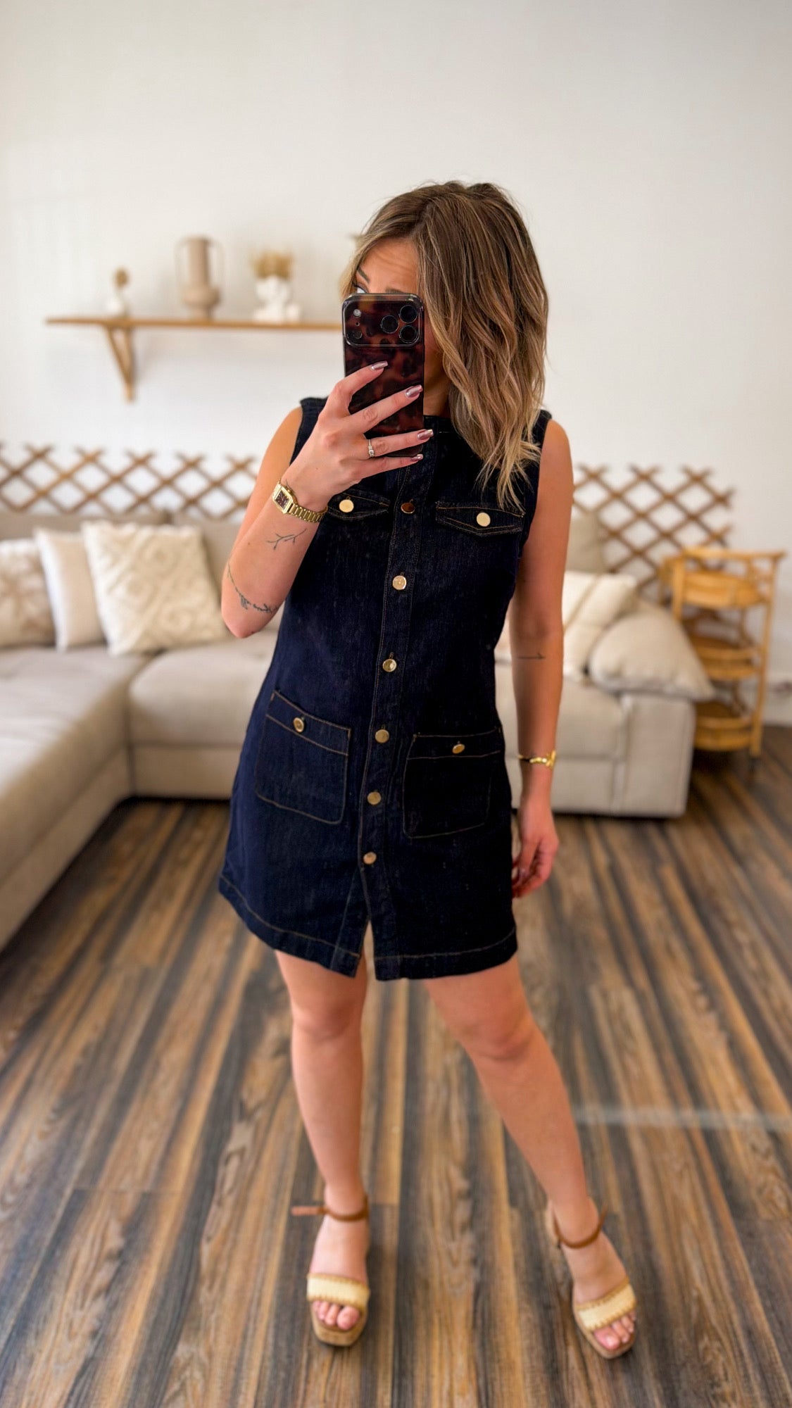 ROBE BLEU EN JEAN