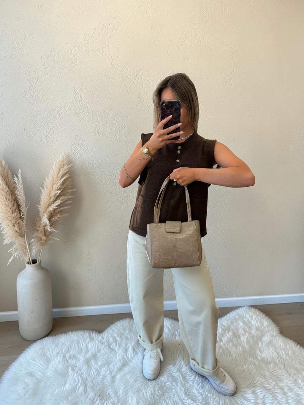 GILET MARRON GUILLIA