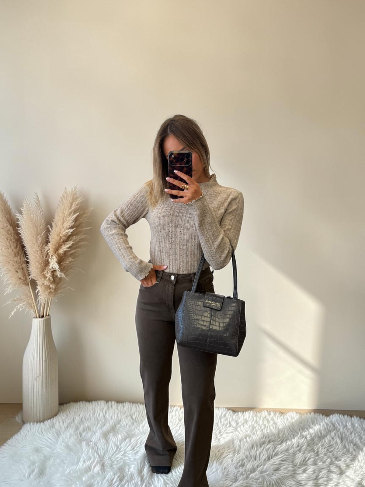 SOUS PULL BEIGE PAULINA