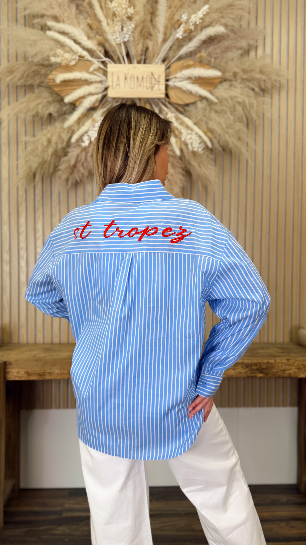BLOUSE BLEUE SAINT TROPEZ