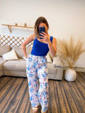 PANTALON FLEURS