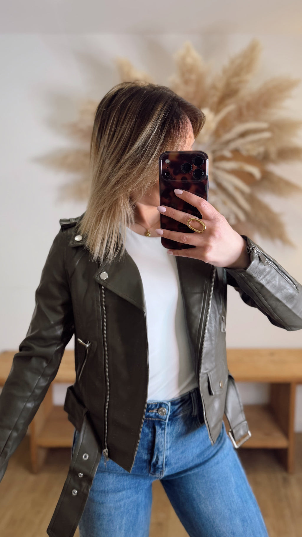 VESTE SIMILI KAKI