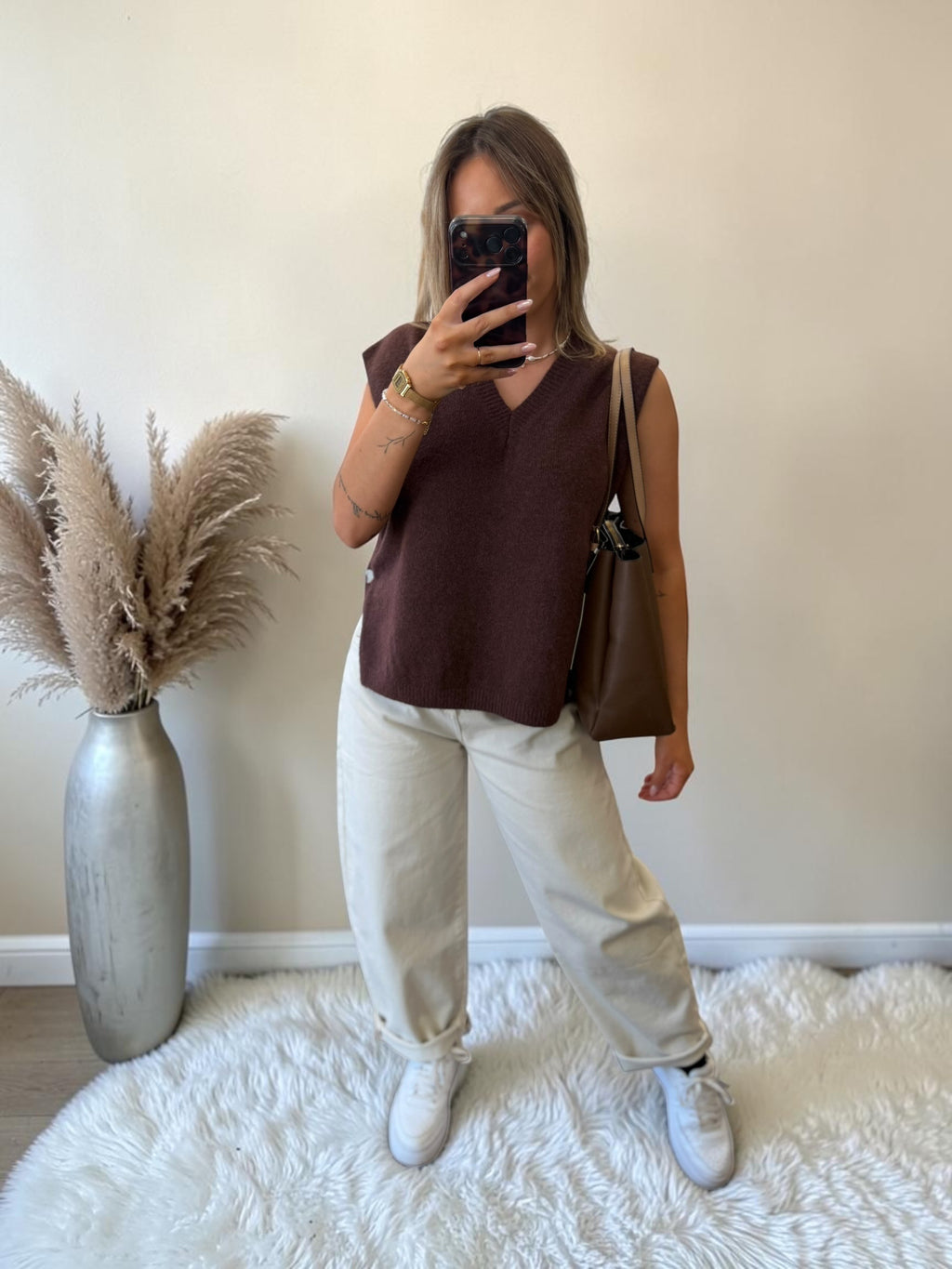 GILET MARRON GWEN