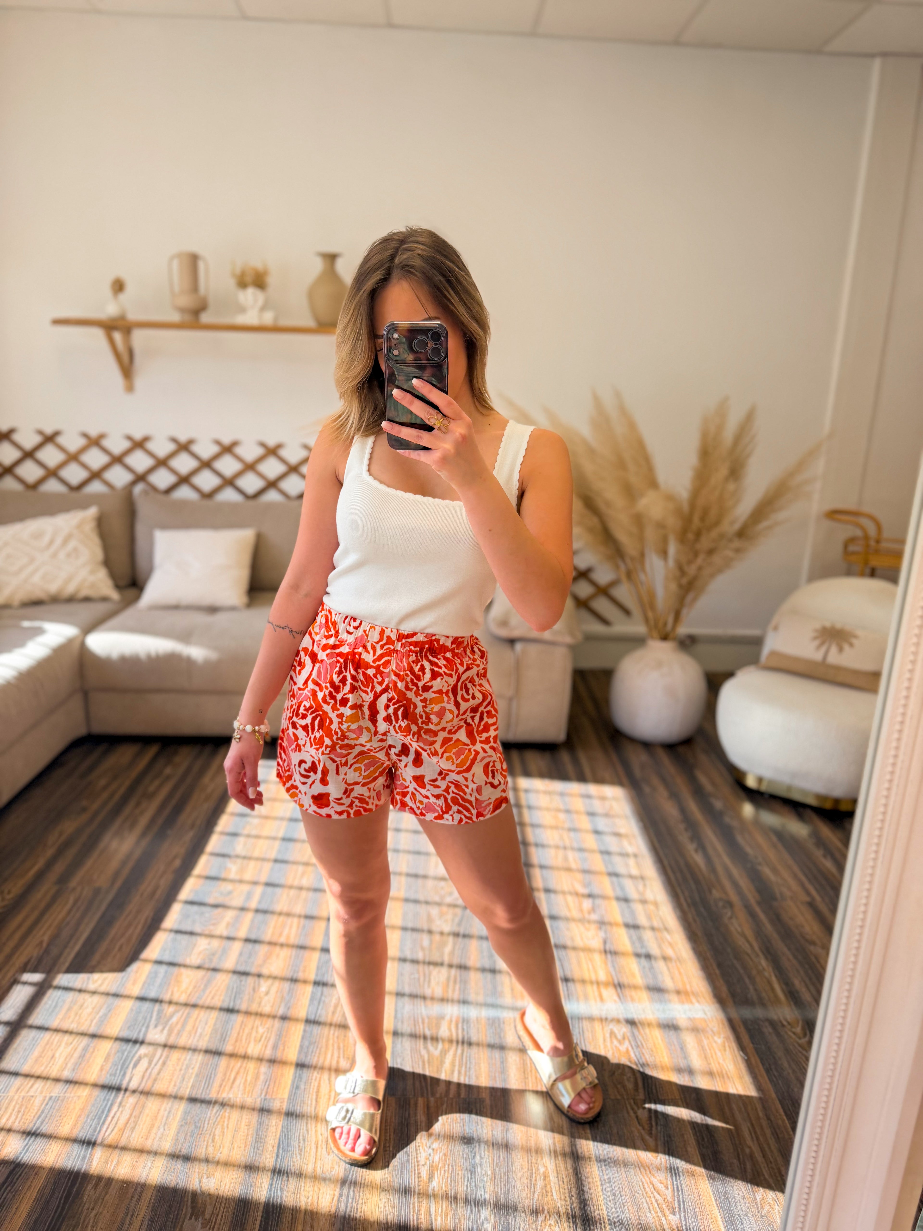 SHORT MULTICOLORE