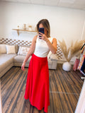 JUPE ROUGE