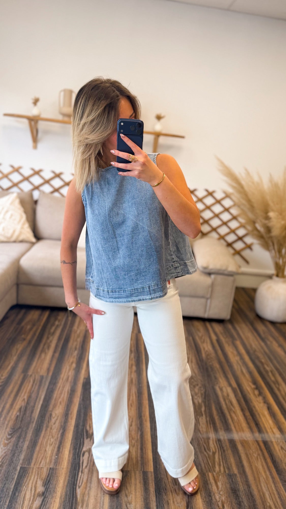 TOP EN JEAN