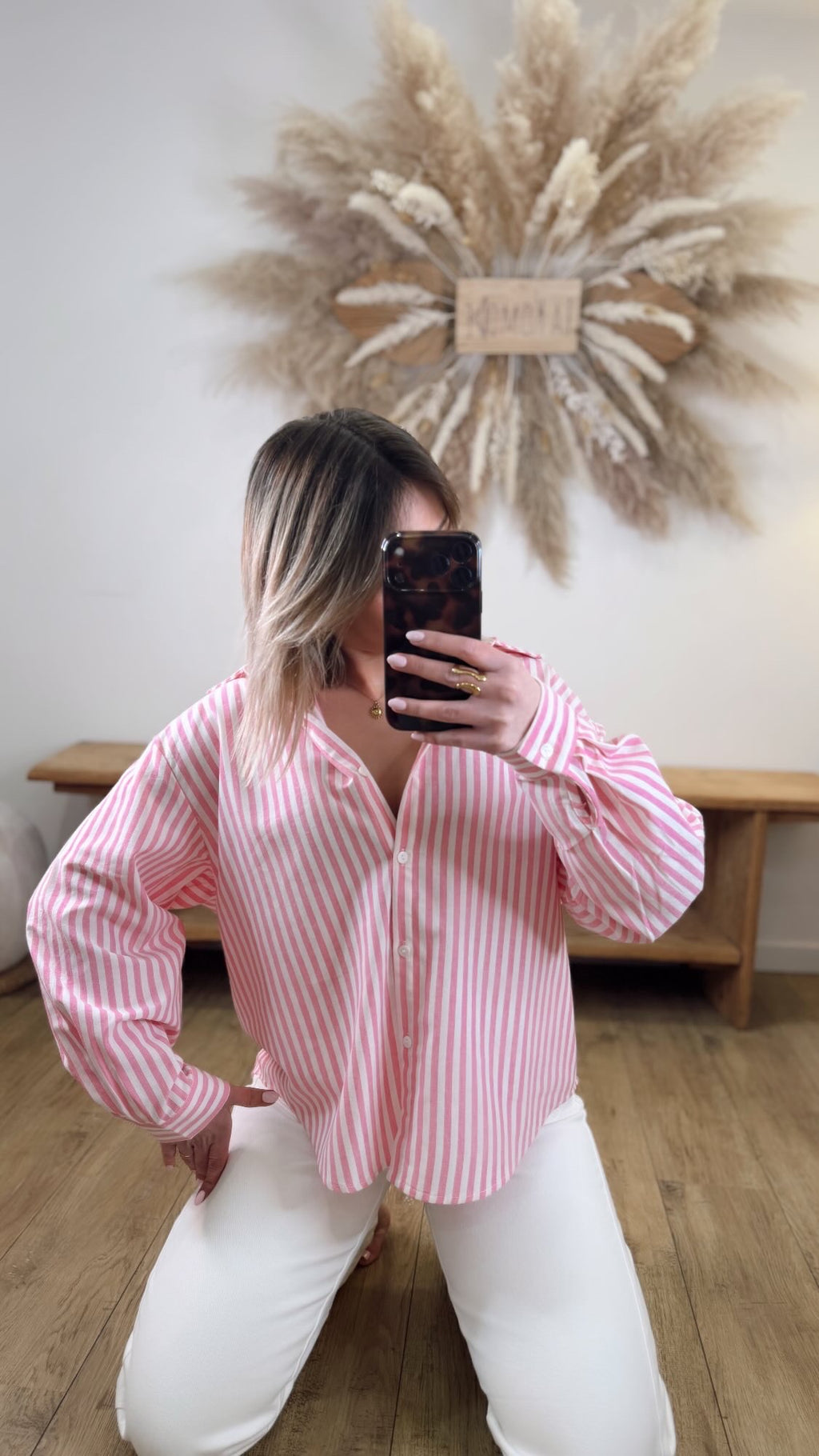 CHEMISE ROSE COFFEE