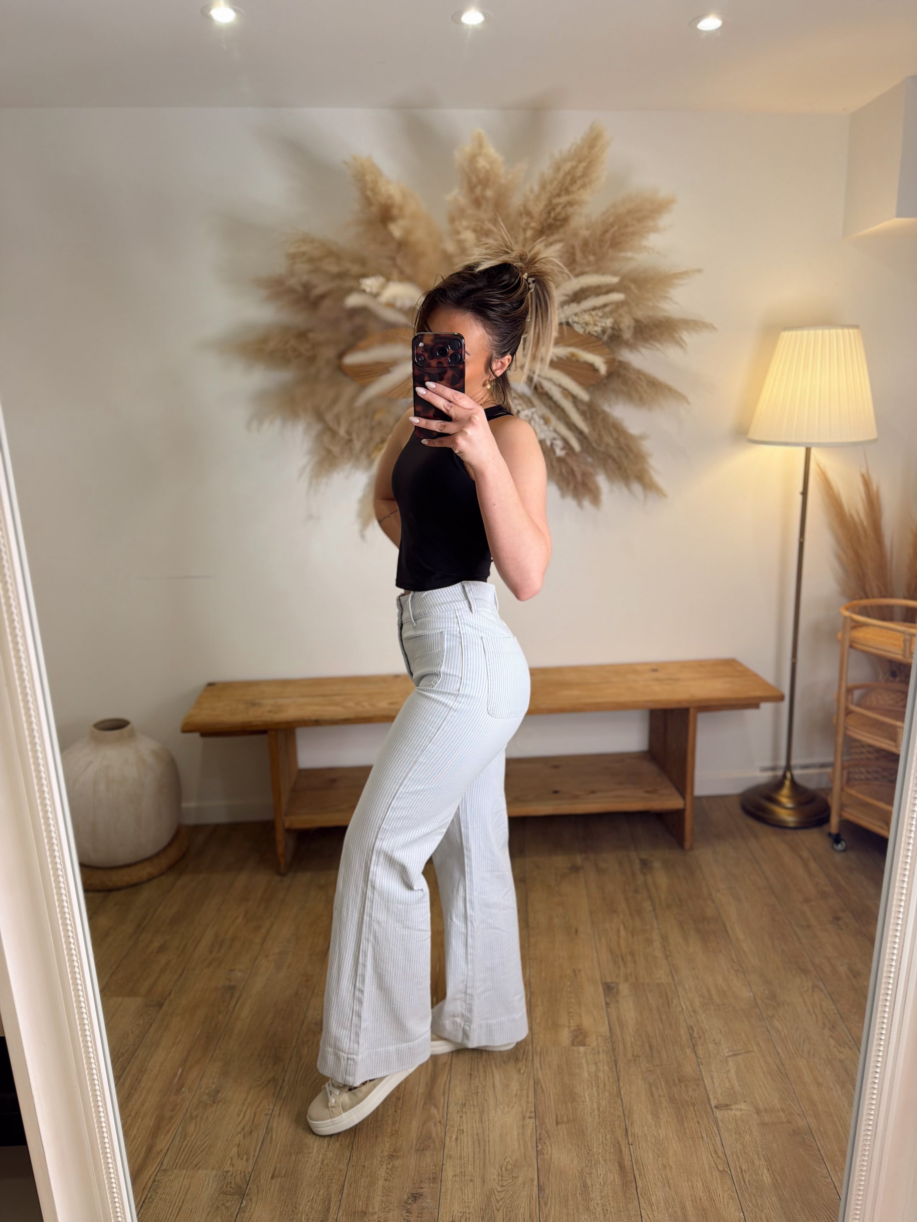 Pantalon Rayé Bleu TEAM PETITE