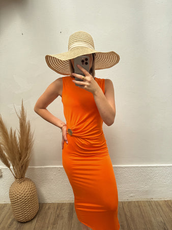 Robe COQUILLAGE orange