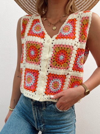 Gilet en crochet ADÈLE