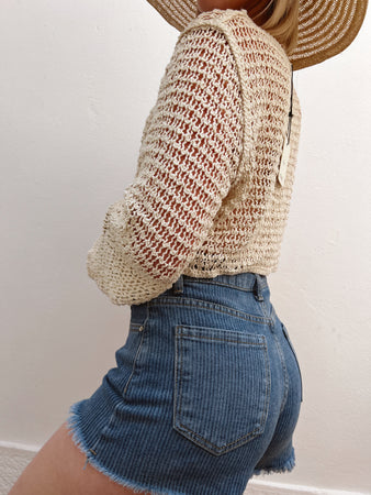 Short en jean