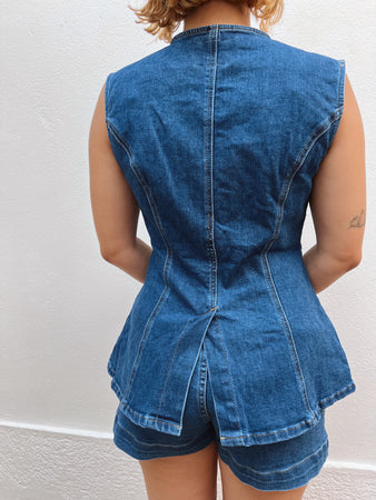 Short en jean