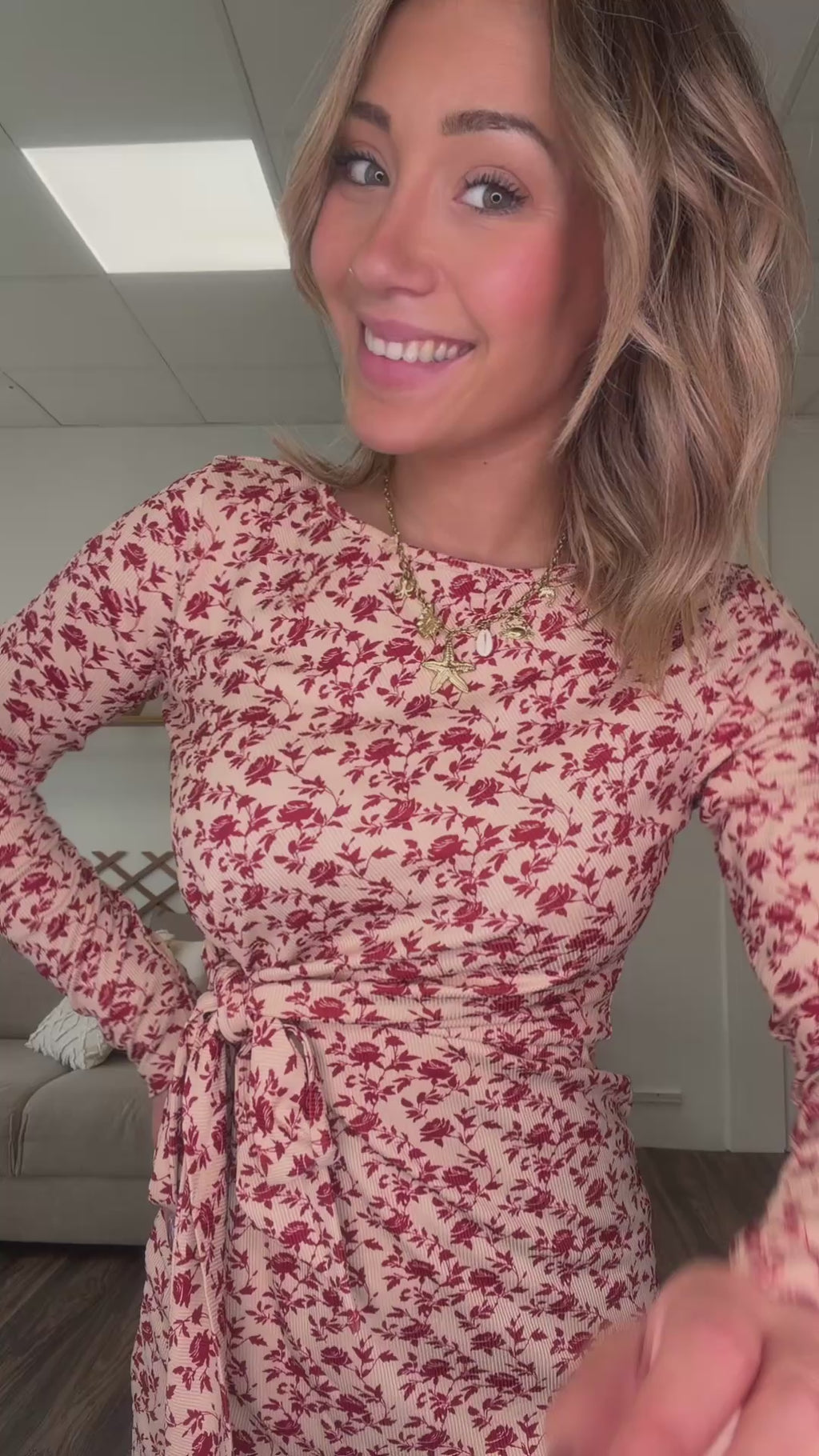 ROBE FLEURIE MOULANTE