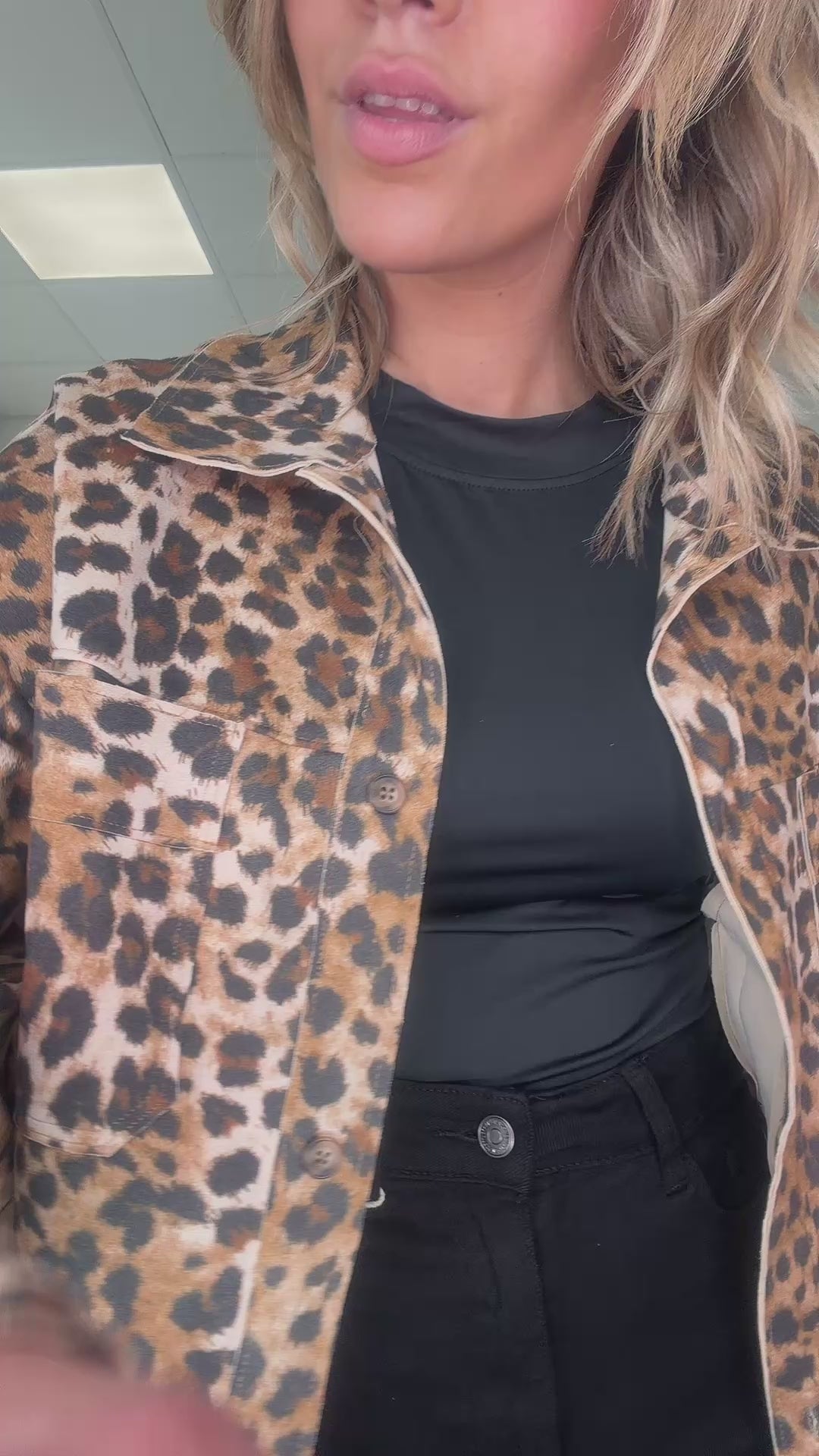 VESTE LÉOPARD