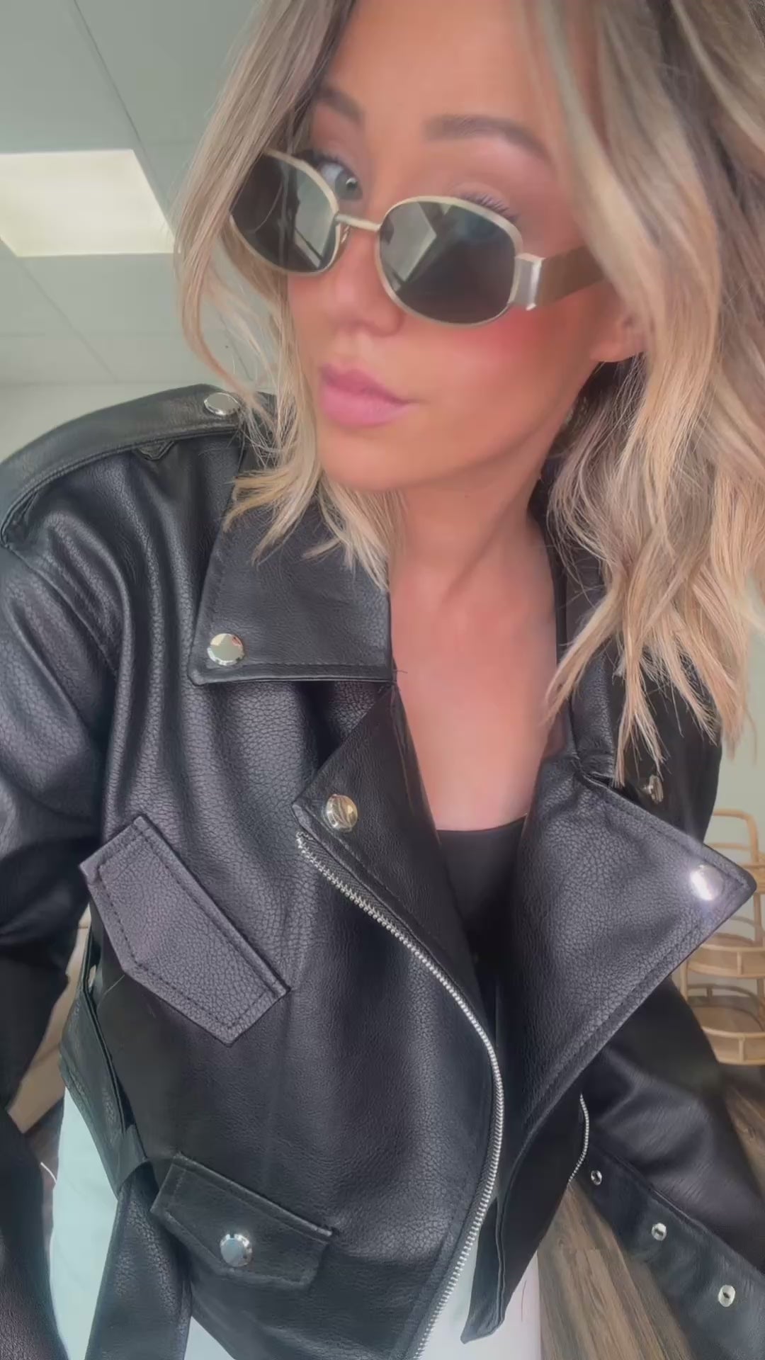 VESTE EN CUIR