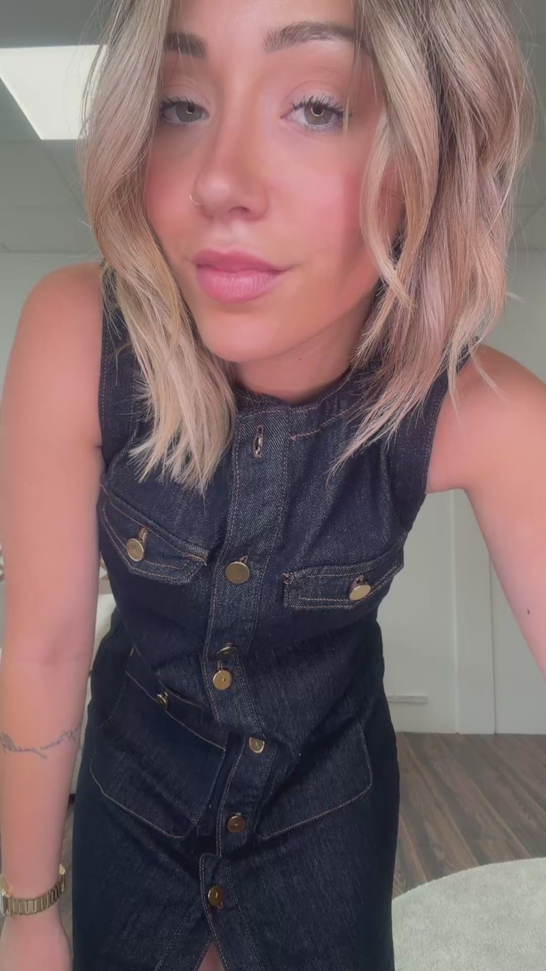 ROBE BLEU EN JEAN